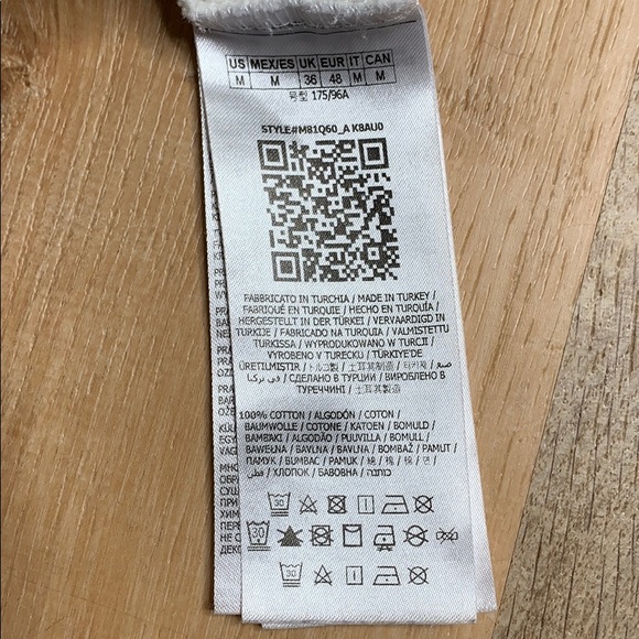 Guess Embroidered Spellout Hoodie White - Picture 5 of 5